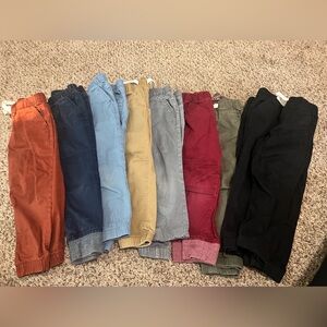 Lot of 9 pairs of Cat and Jack woven jogger, size 3T